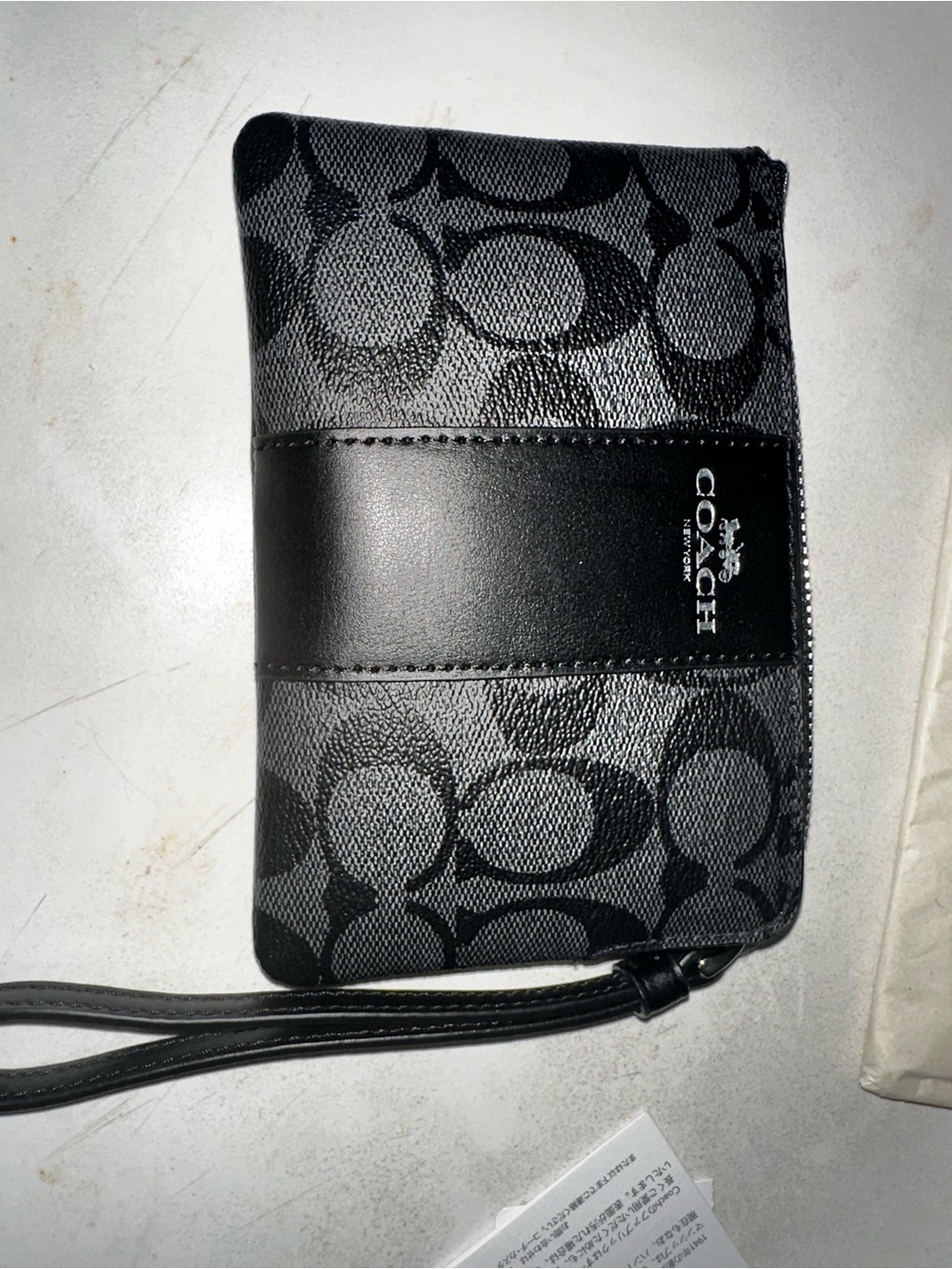 Authentic Coach wristlet and card holder